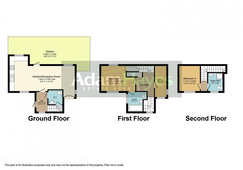 Floorplan for Viceroy Close, East End Road N2