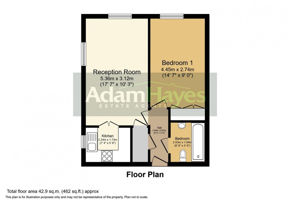 Floorplan for Bedford Road, East Finchley, N2