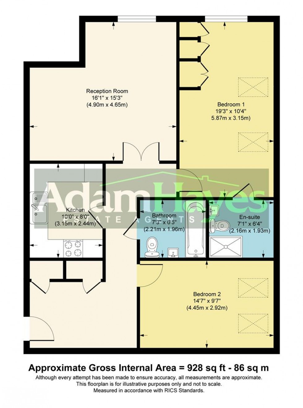 Floorplan for Hendon Lane, Finchley Central, N3