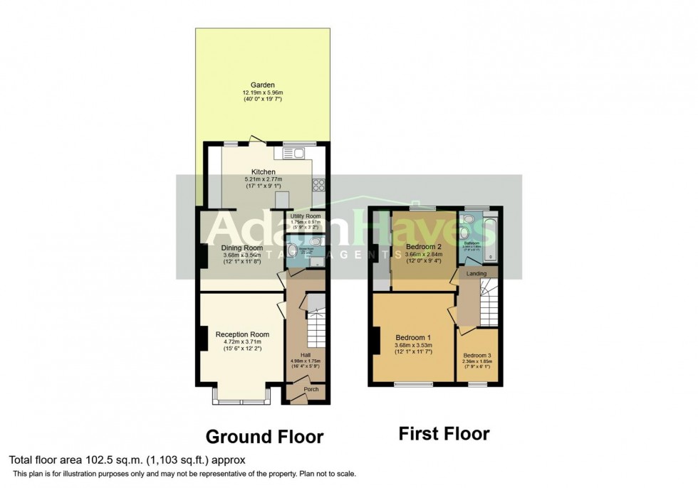 Floorplan for Woodhouse Road, North Finchley N12