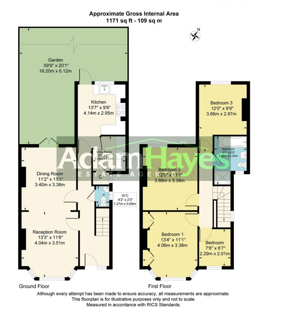 Floorplan for Squires Lane, Finchley, N3