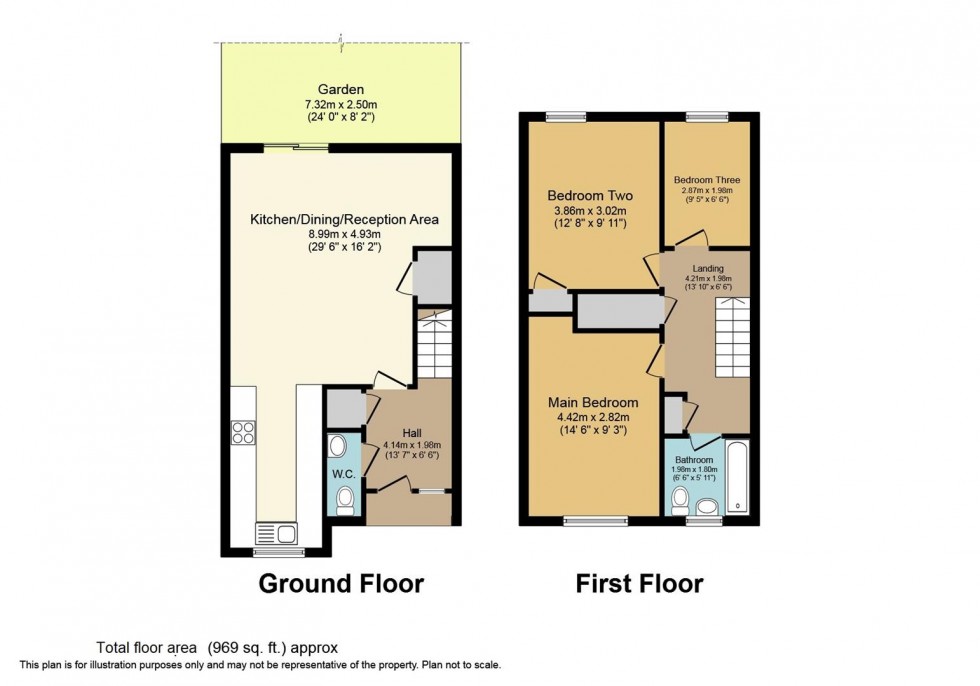 Floorplan for Swan Lane, Whetstone, N20