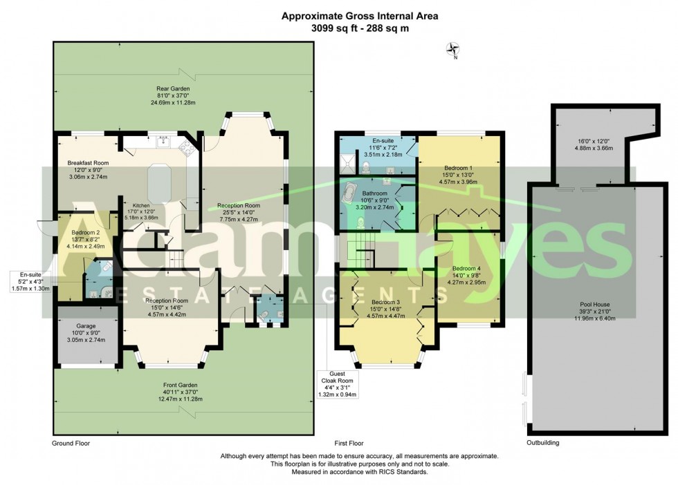 Floorplan for Beechwood Avenue, Finchley N3