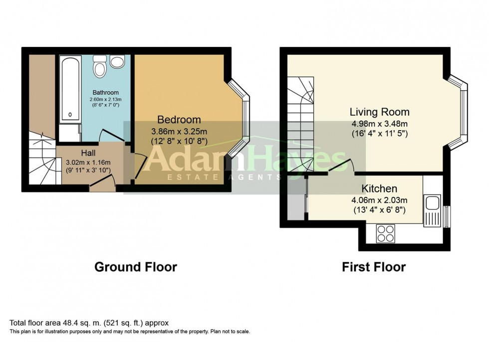 Floorplan for Bow Lane, North Finchley, N12