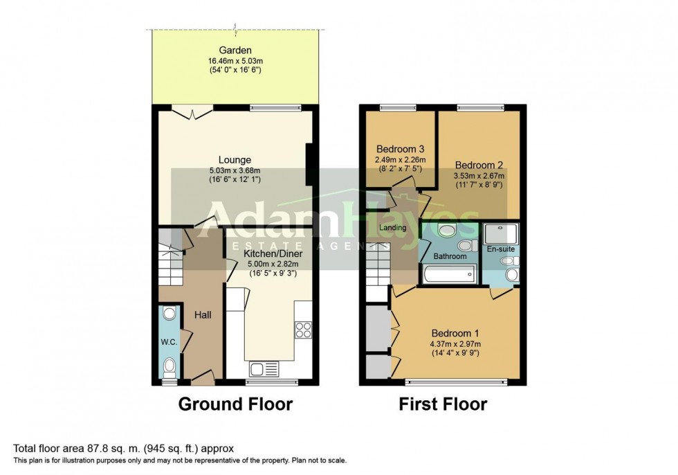 Floorplan for Juliana Close, East Finchley, N2