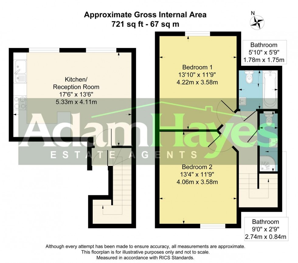 Floorplan for Station Road, Finchley Central, N3