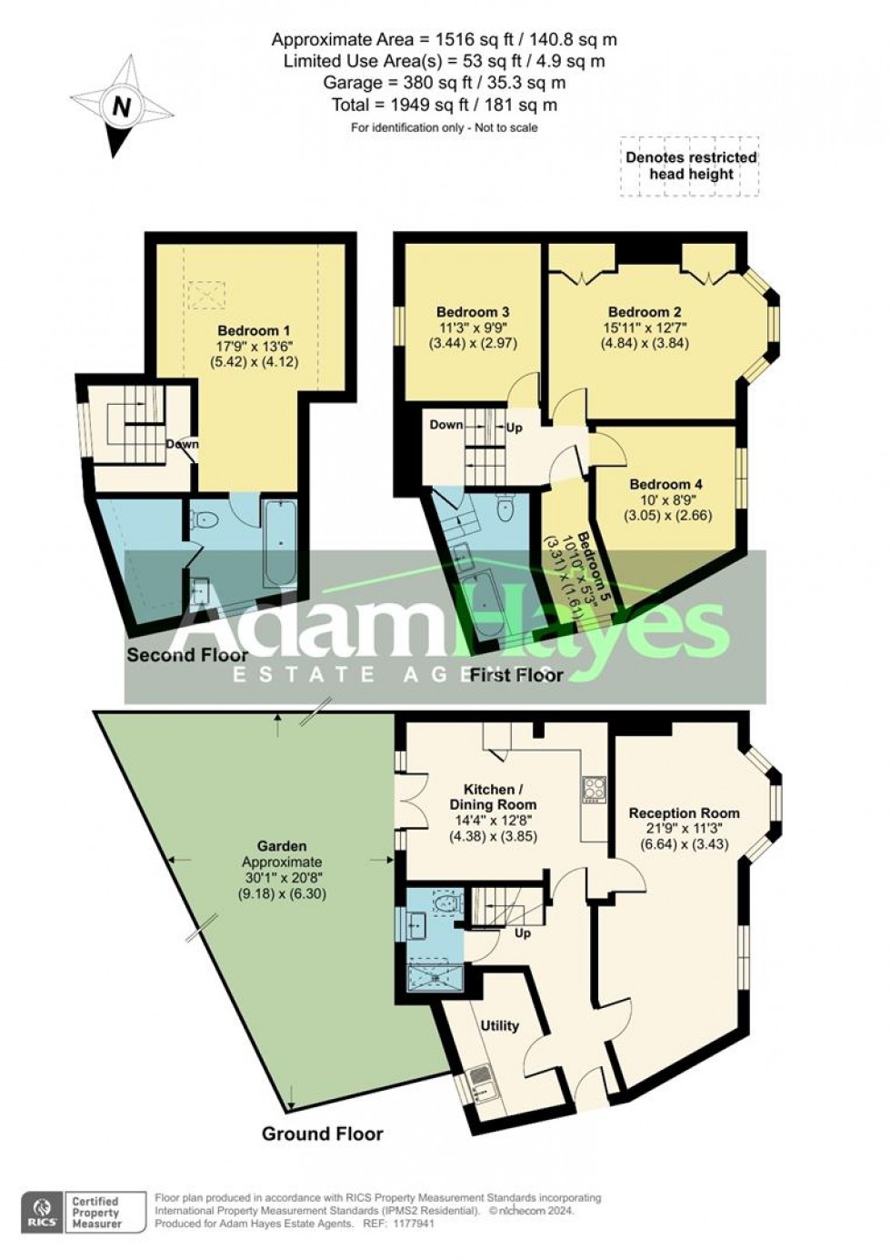 Floorplan for Holly Park Road, Friern Barnet, N11