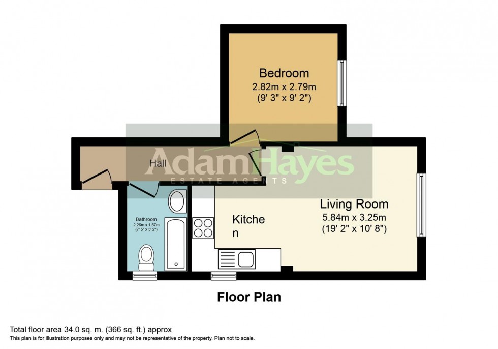 Floorplan for Cyprus Road, Finchley Central, N3