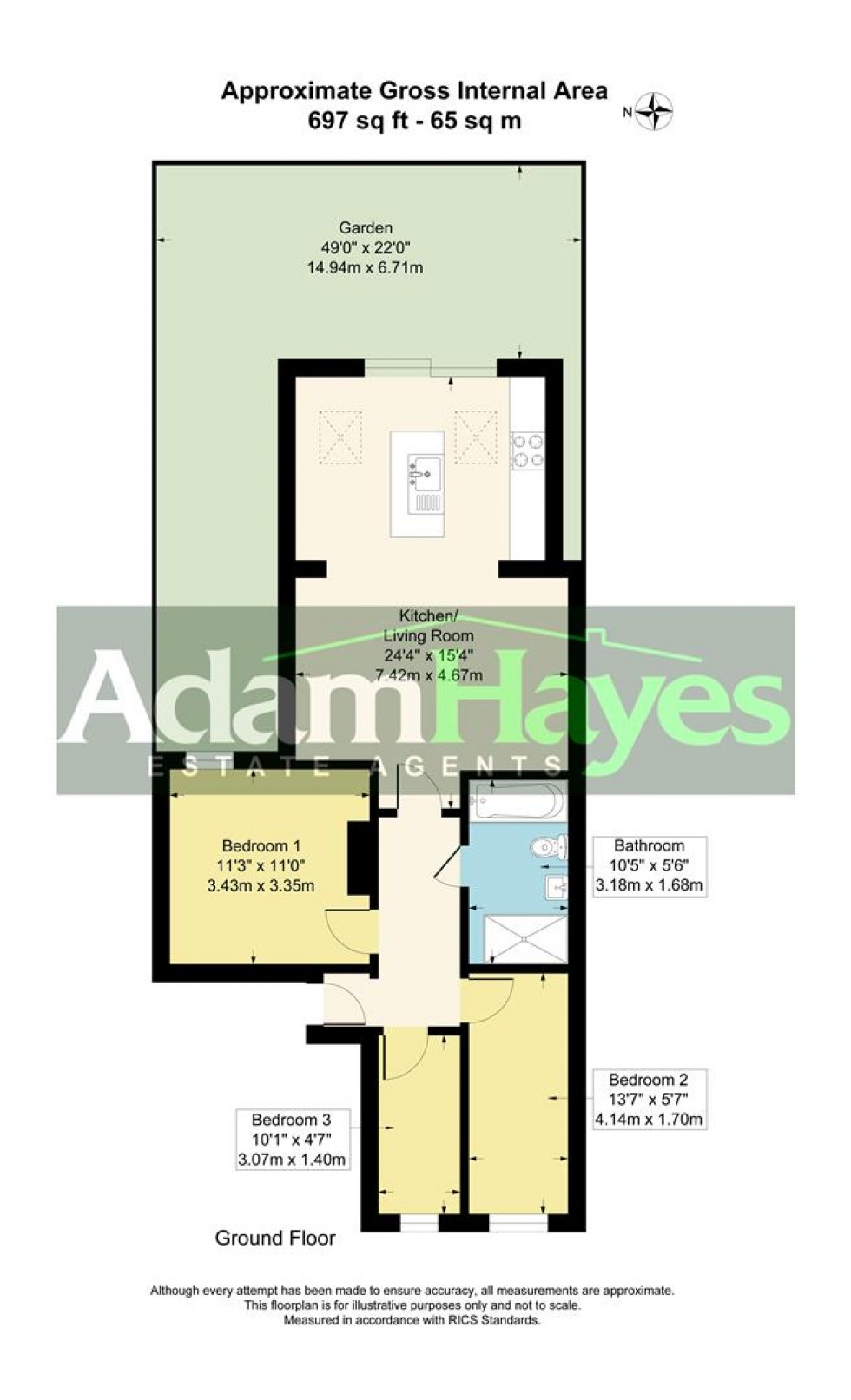 Floorplan for High Road, Whetstone, N20