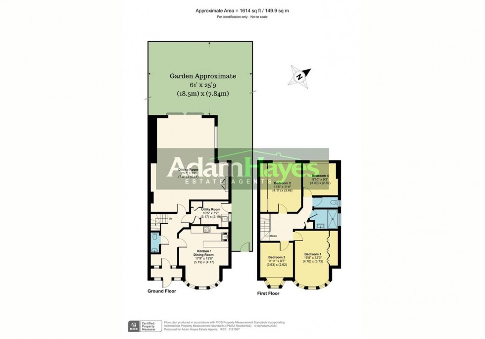 Floorplan for Sylvan Avenue, Finchley Central, N3