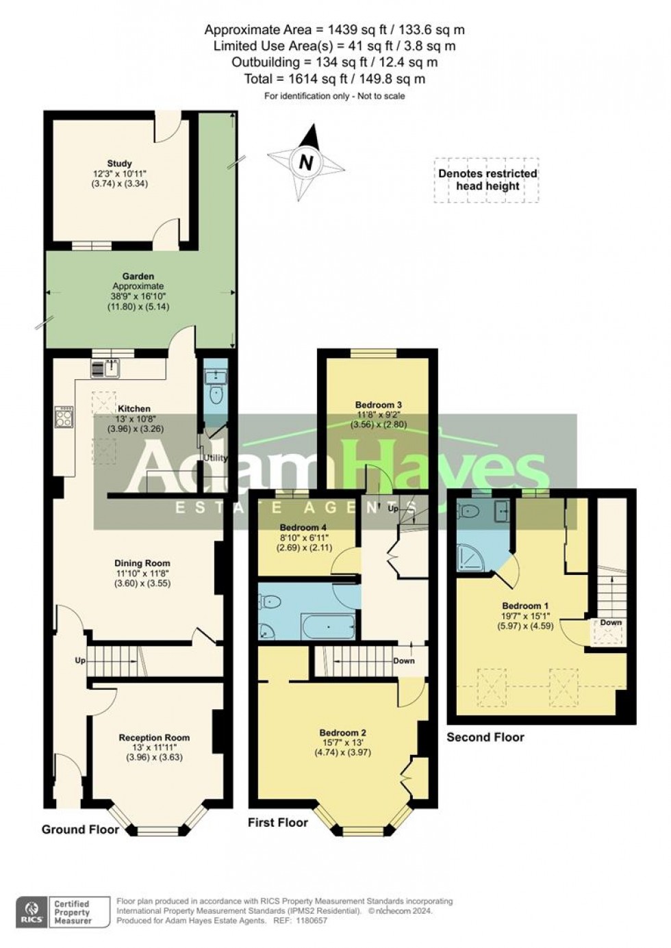 Floorplan for Percy Road, North Finchley, N12