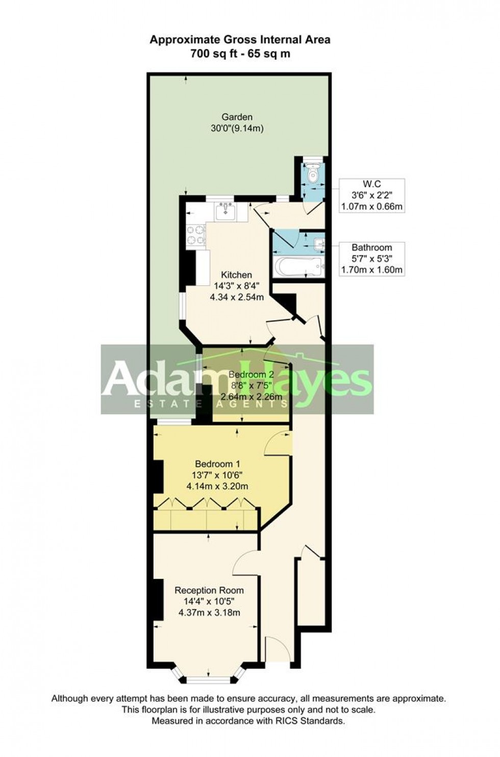 Floorplan for Grange Avenue, North Finchley, N12