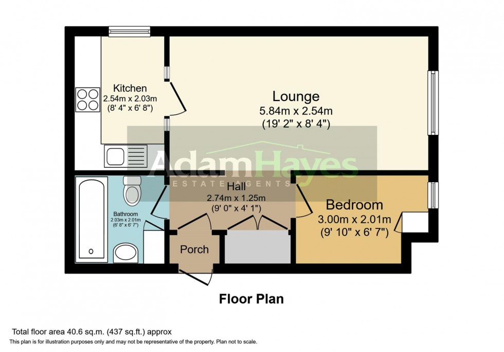 Floorplan for Christchurch Avenue, North Finchley, N12