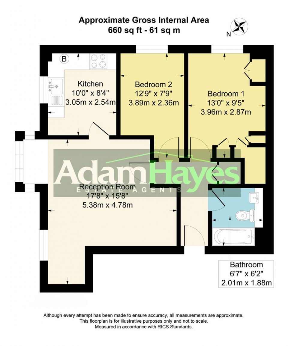 Floorplan for Dale Grove, North Finchley, N12