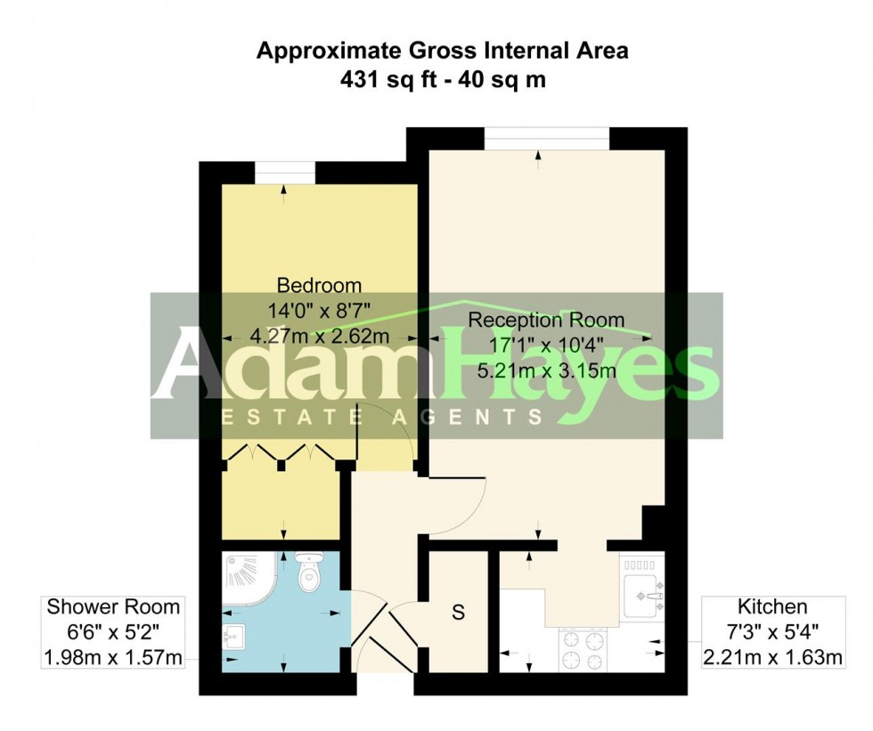 Floorplan for Homan Court, Friern Watch Avenue, N12