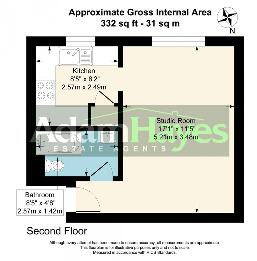 Floorplan for Taunton Drive, East Finchley, N2