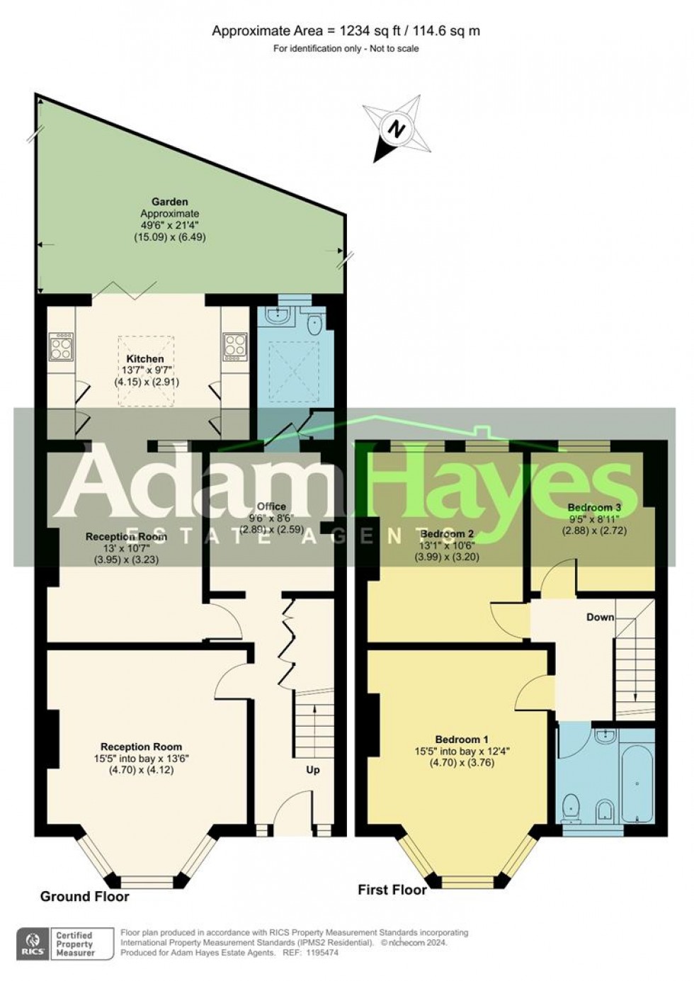 Floorplan for Netherfield Road, North Finchley, N12