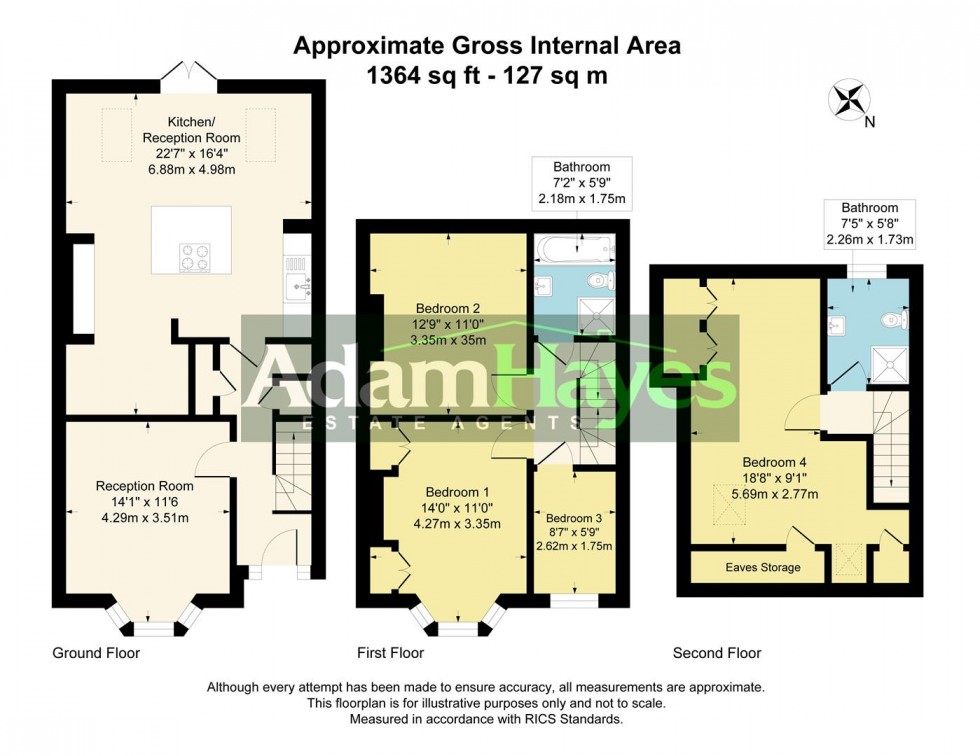 Floorplan for Lankaster Gardens, East Finchley, N2