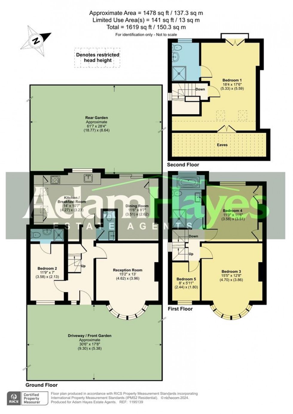 Floorplan for Prospect Road, Barnet