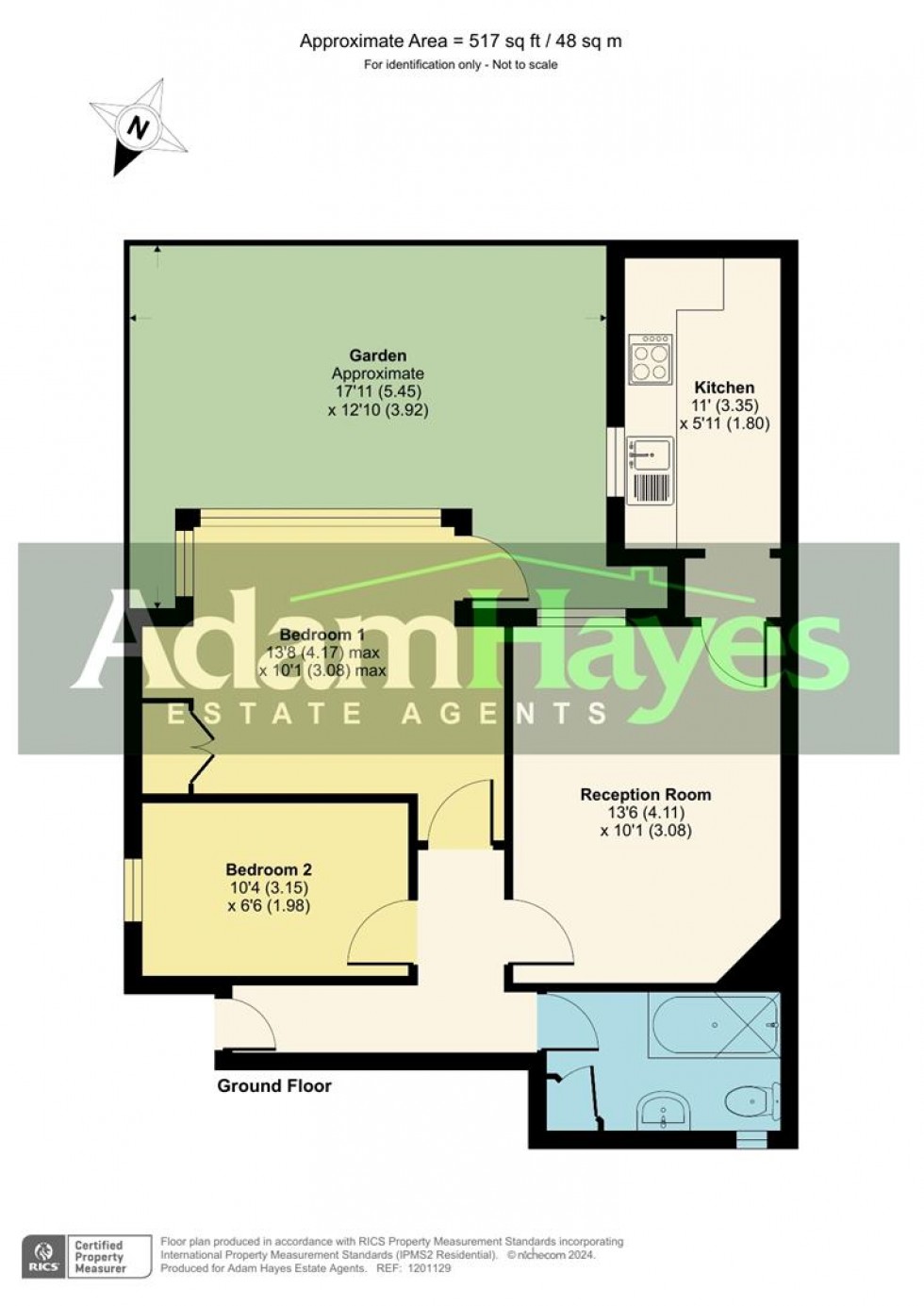 Floorplan for Holden Road, North Finchley, N12