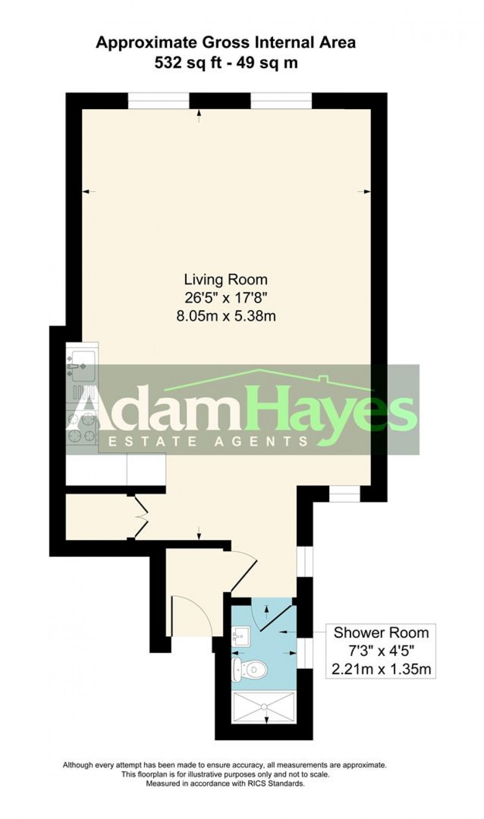 Floorplan for Regents Park Road, Finchley Central, N3