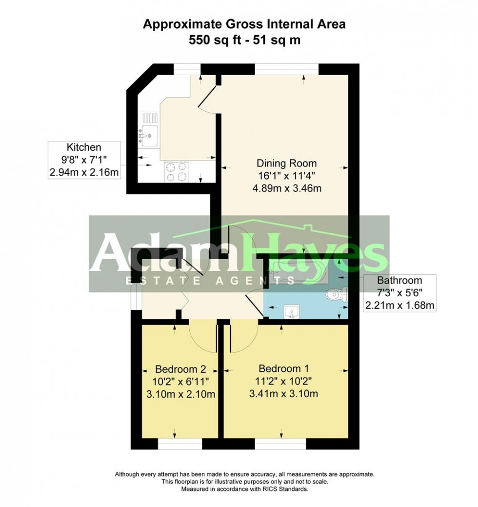 Floorplan for Malvern Road, West Kilburn, NW6