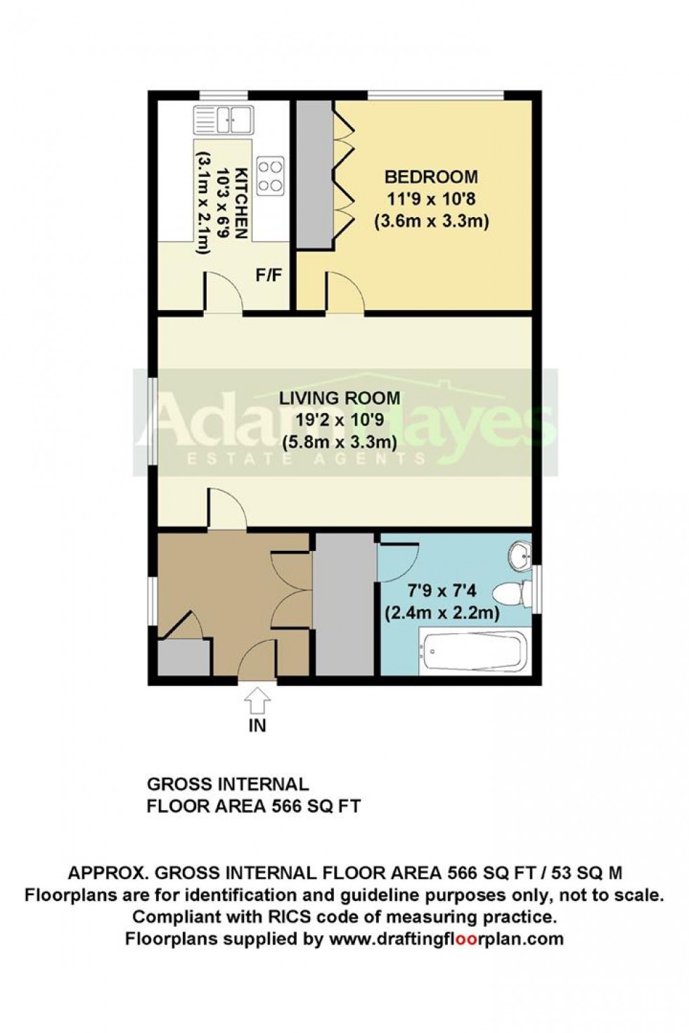 Floorplan for Athenaeum Road, Whetstone, N20