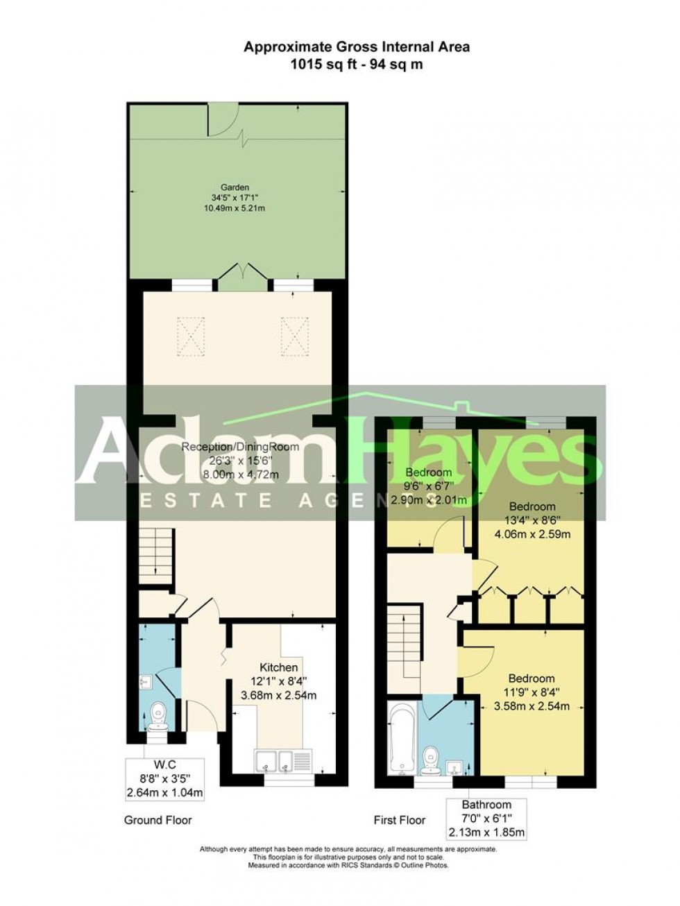 Floorplan for Moss Hall Grove, North Finchley, N12