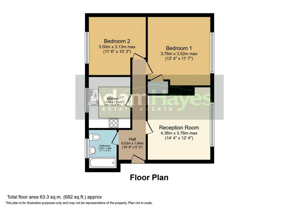 Floorplan for Martins Walk, Muswell Hill, N10