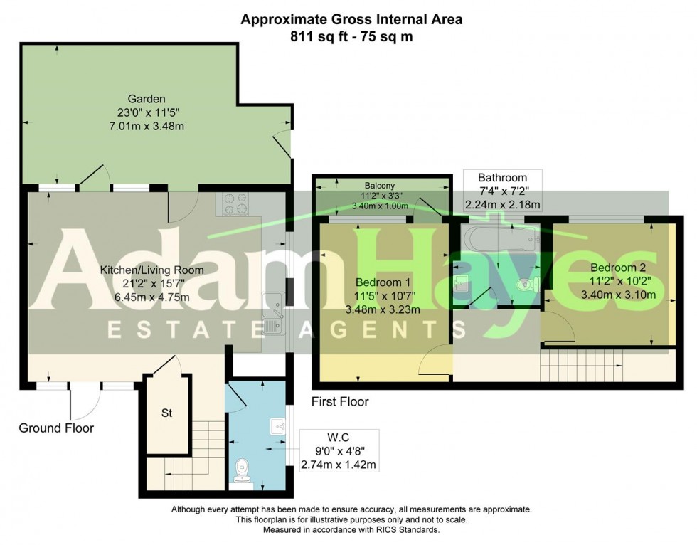 Floorplan for Lambert Way, North Finchley, N12