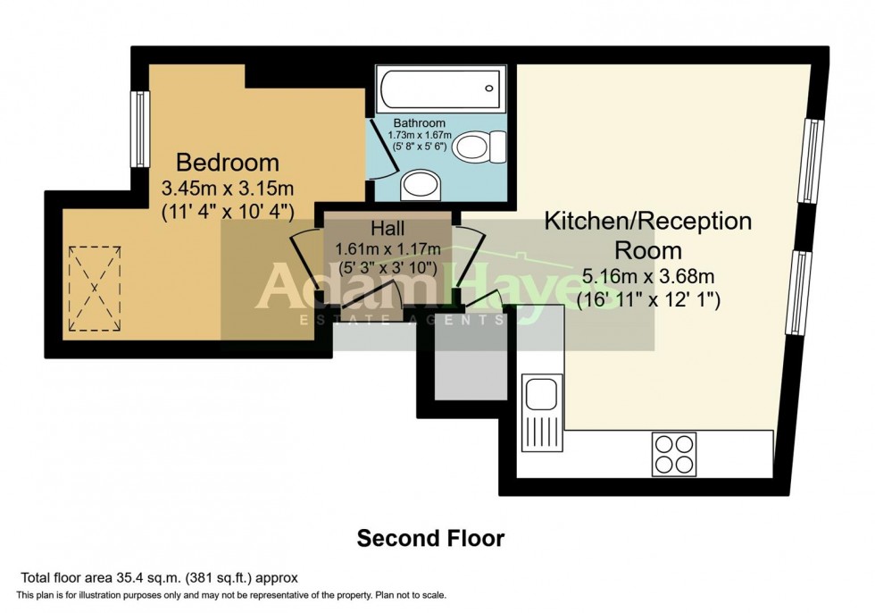 Floorplan for Fortune Green Road, West Hampstead, NW6