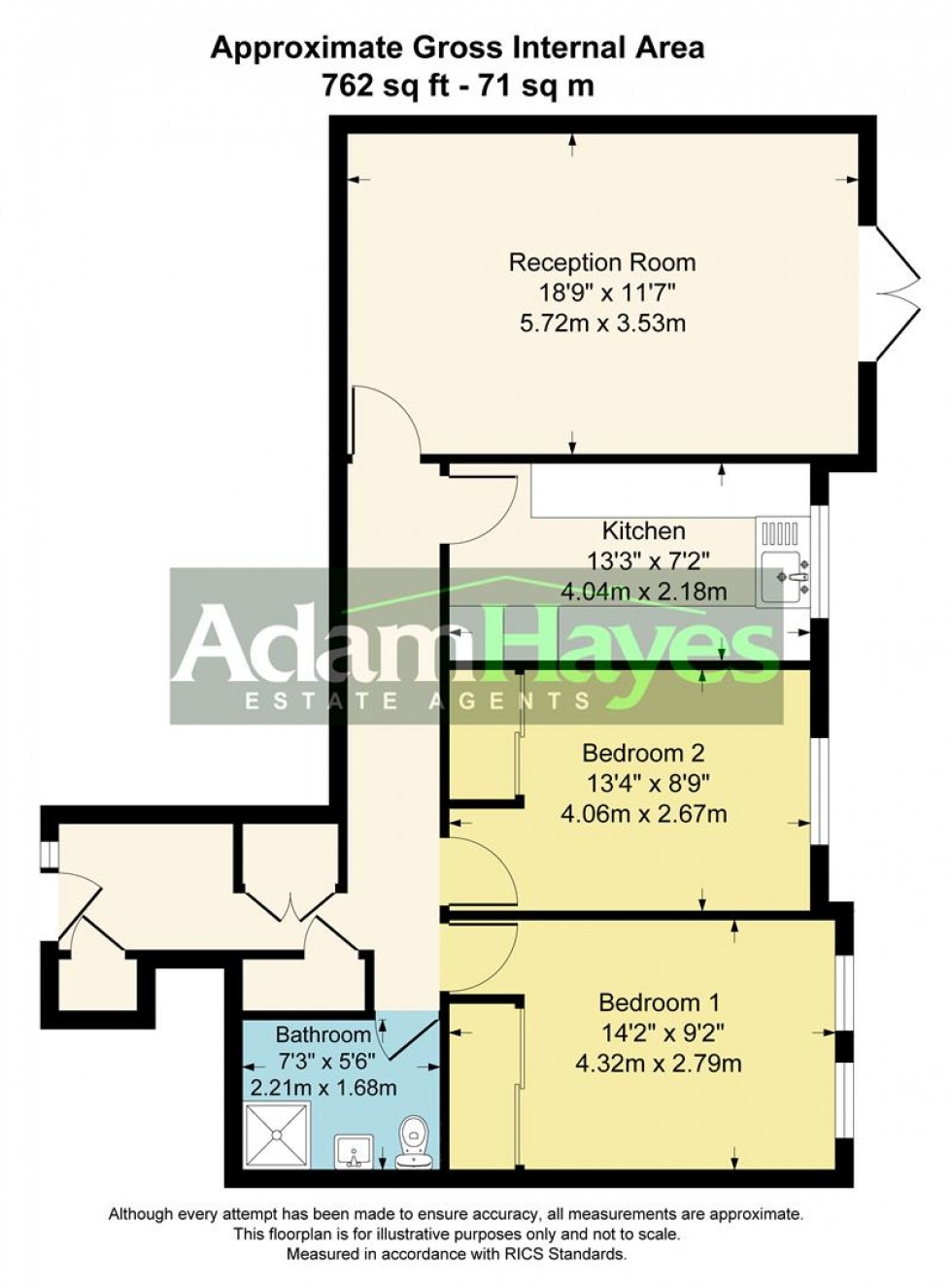 Floorplan for Sandringham Gardens, North Finchley, N12