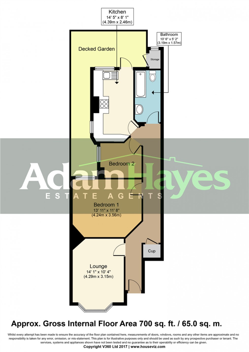 Floorplan for Grange Avenue, North Finchley, N12