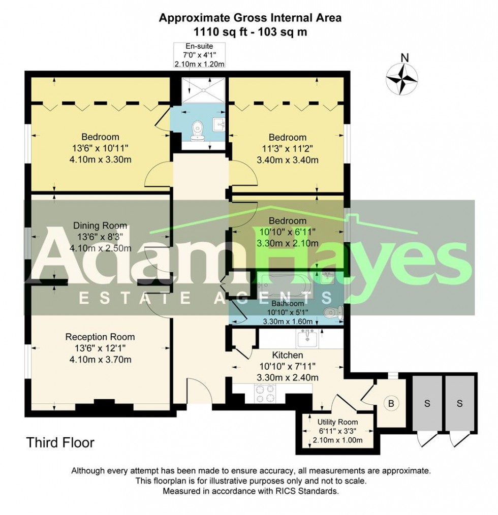 Floorplan for Finchley Road, Temple Fortune, NW11