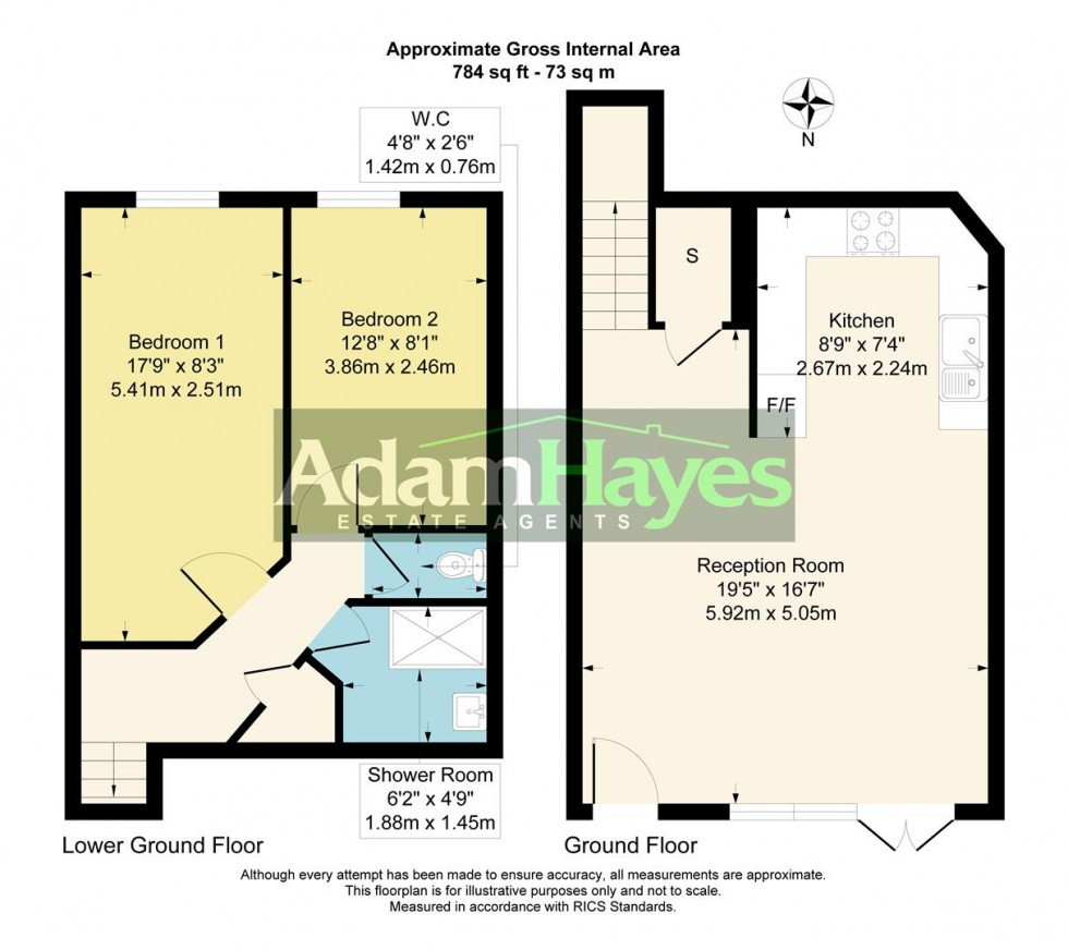 Floorplan for Woodside Park Road, North Finchley, N12