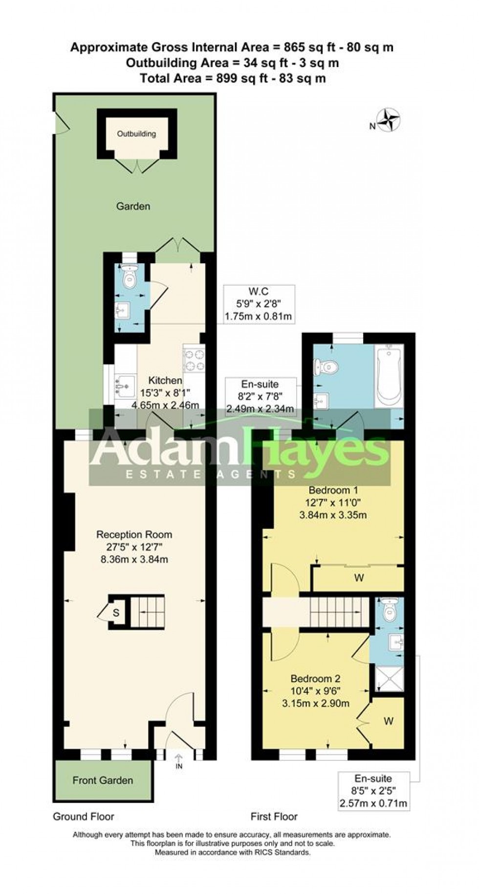 Floorplan for Old Fold Lane, Barnet