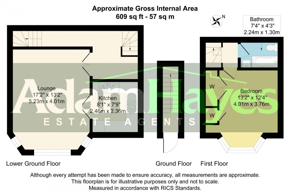 Floorplan for Nether Street, Finchley Central, N3