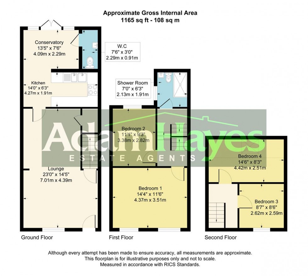 Floorplan for Summers Row, North Finchley, N12