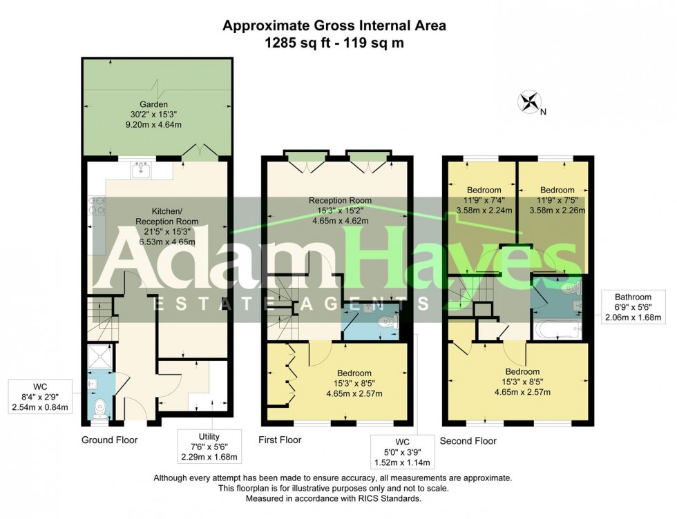 Floorplan for Ashburnham Close, East Finchley, N2