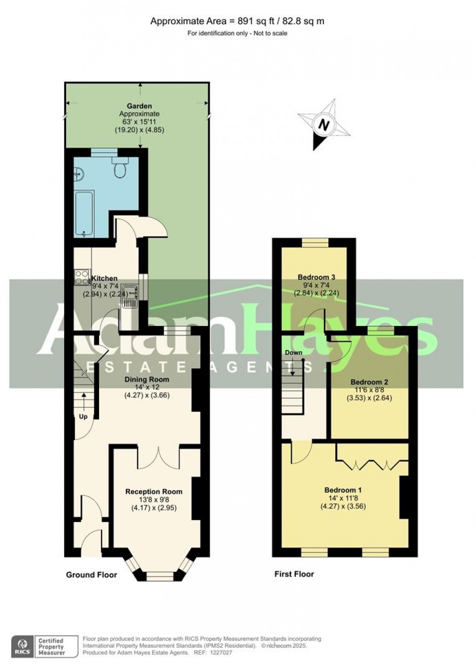 Floorplan for Cromwell Road, Muswell Hill, N10