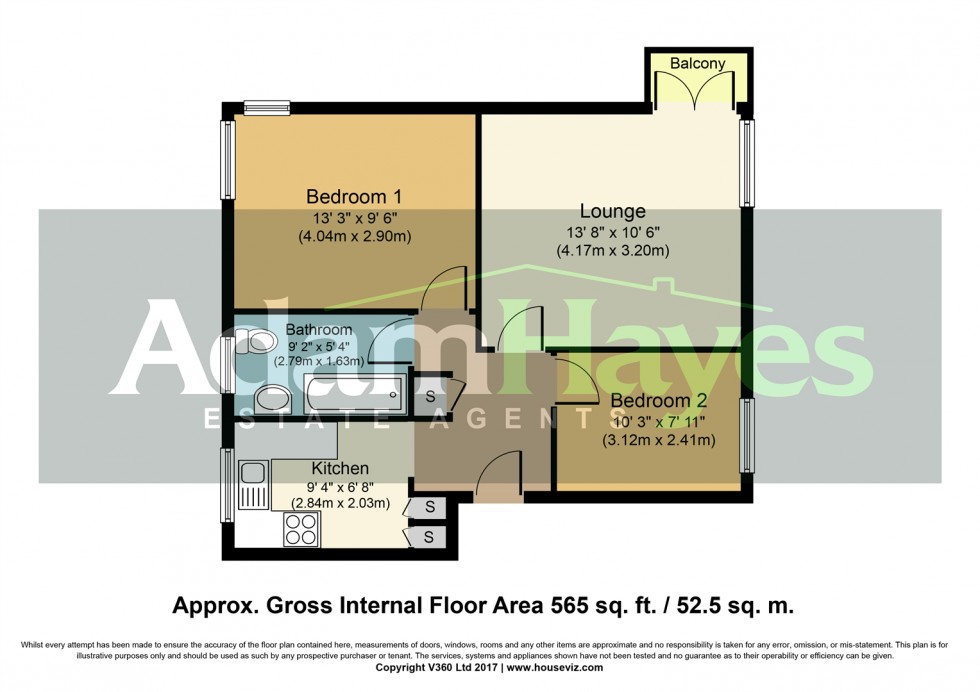 Floorplan for Beech Lawns, North Finchley, N12