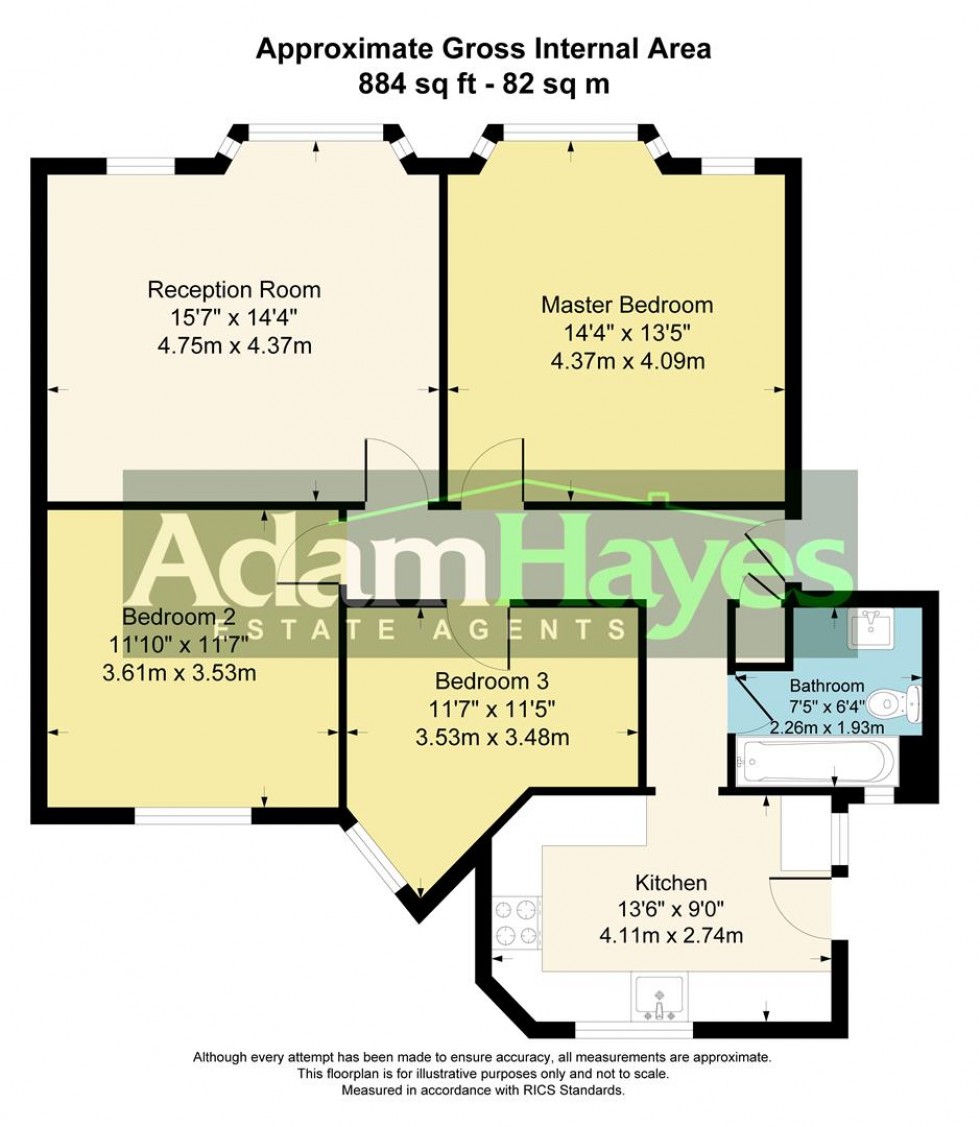 Floorplan for Woodstock Road, Golders Green, NW11