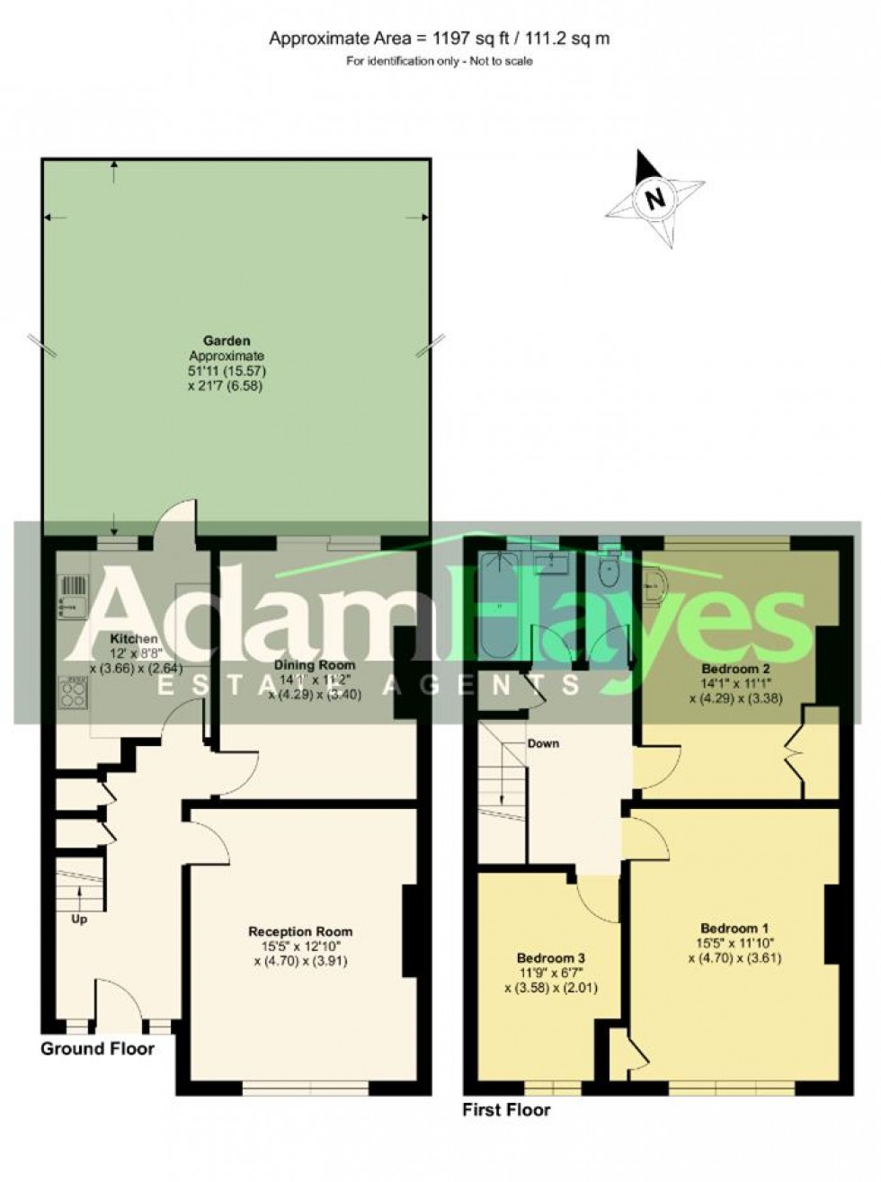 Floorplan for Cadogan Gardens, Finchley Central, N3