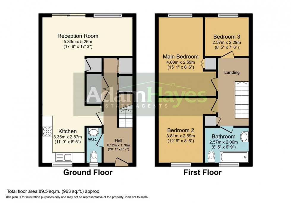 Floorplan for Moss Hall Grove, North Finchley, N12