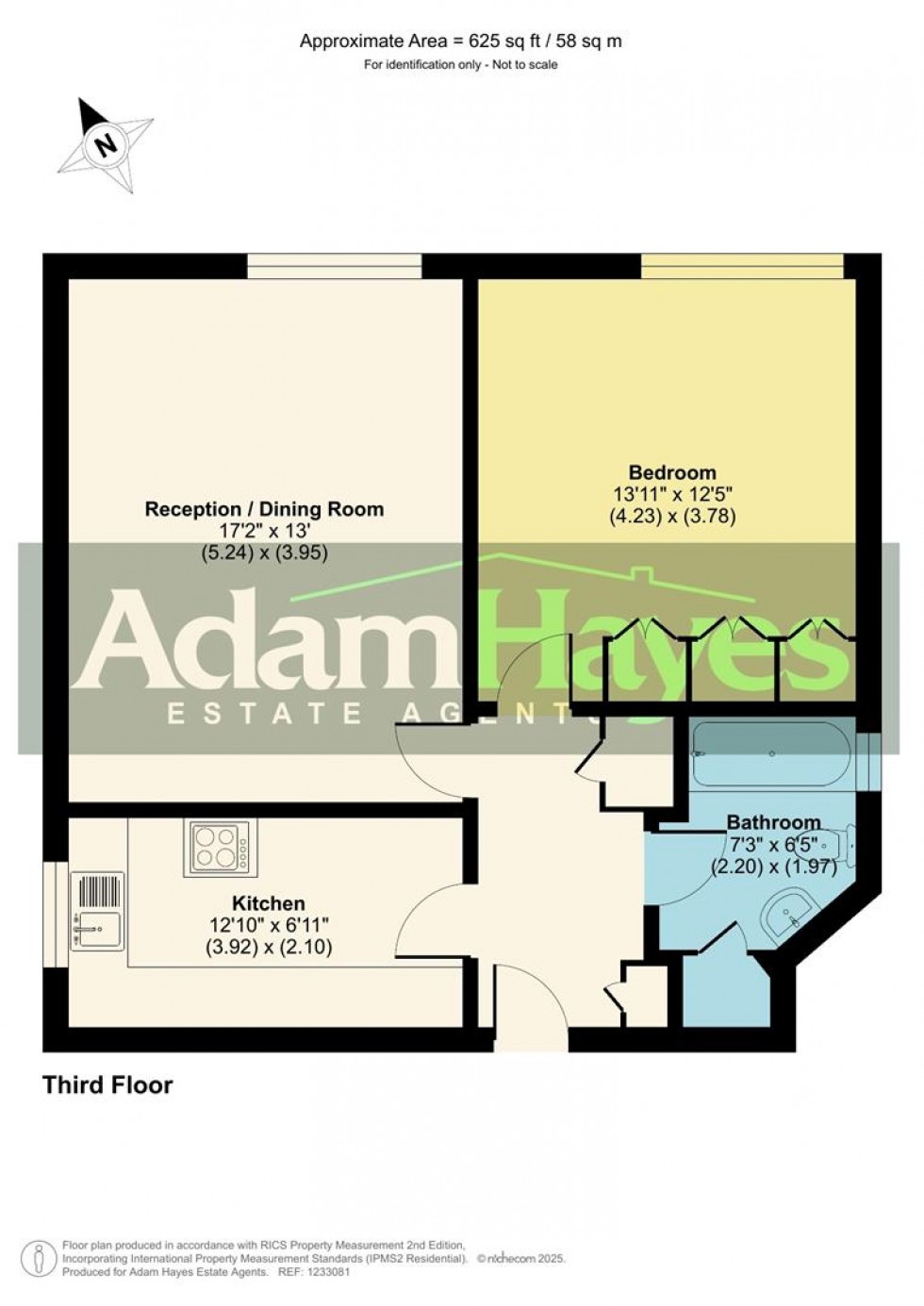 Floorplan for Moss Hall Grove, North Finchley, N12