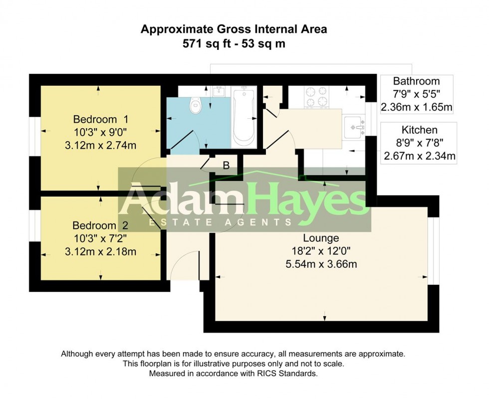 Floorplan for Vanderville Gardens, East Finchley, N2