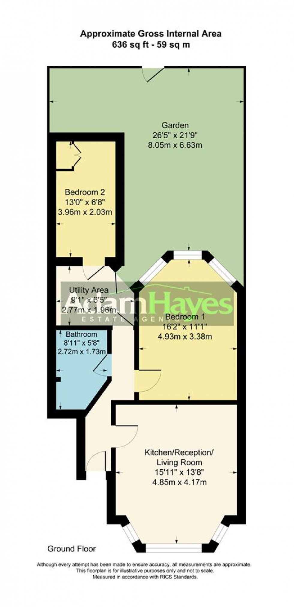 Floorplan for Gainsborough Road, London