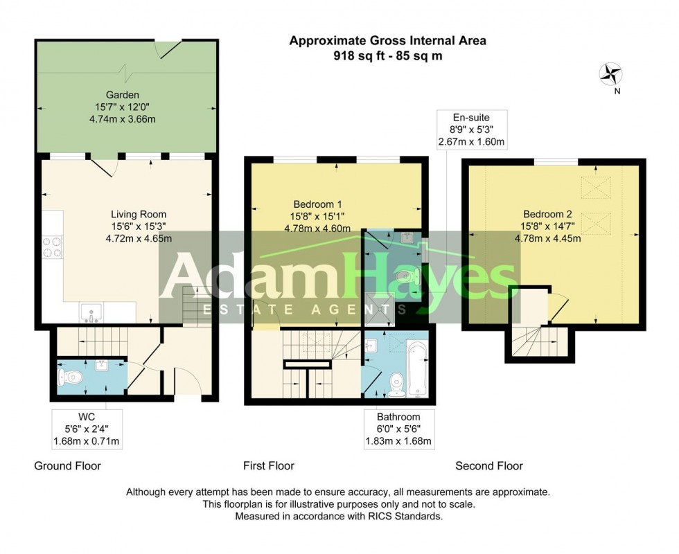 Floorplan for Hutton Grove, North Finchley N12