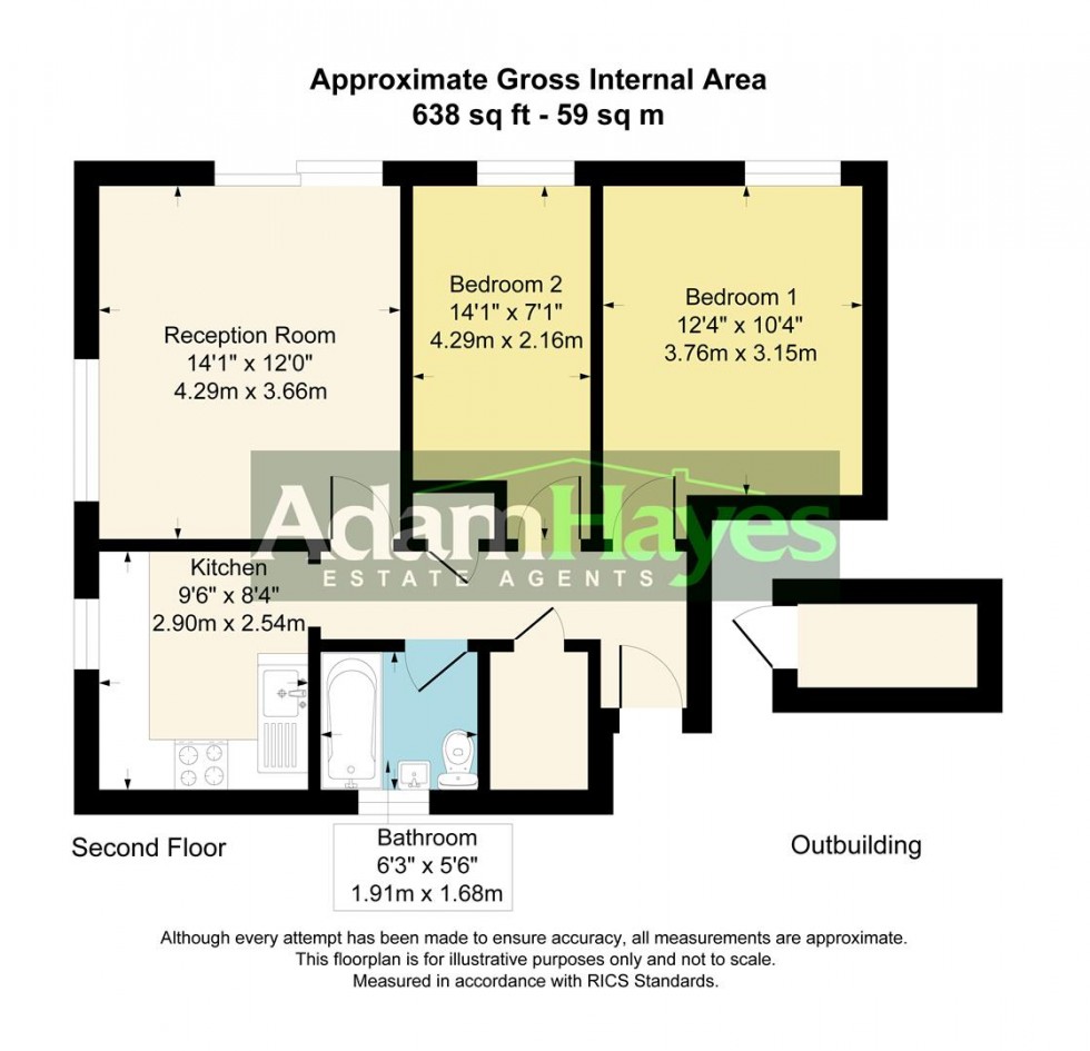 Floorplan for Church Lane, East Finchley, N2