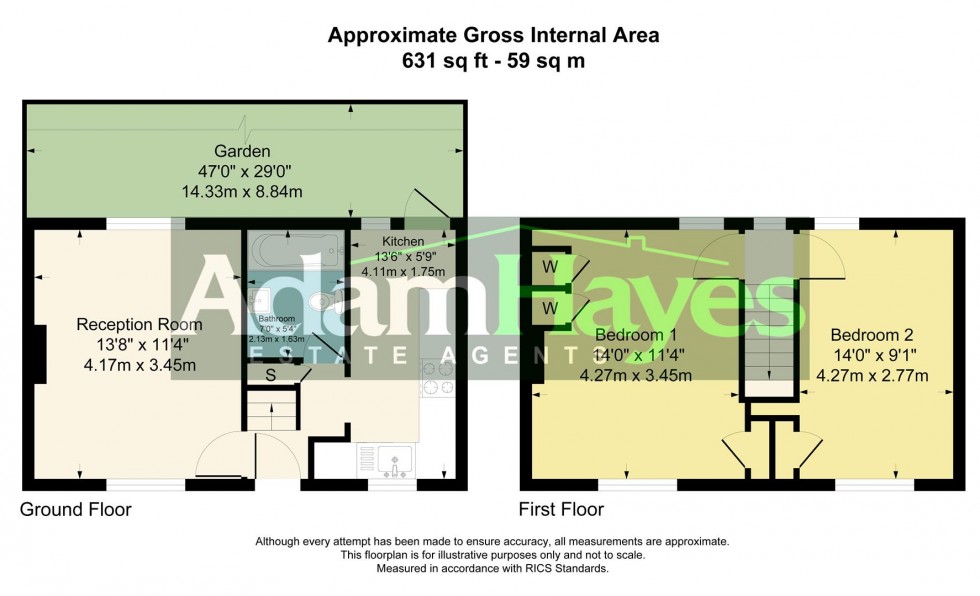 Floorplan for Sunny Way, North Finchley, N12